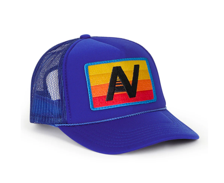 Aviator Nation Logo Rainbow Low Rise Trucker