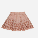 Rylee + Cru TIERED MINI SKIRT || GINGHAM