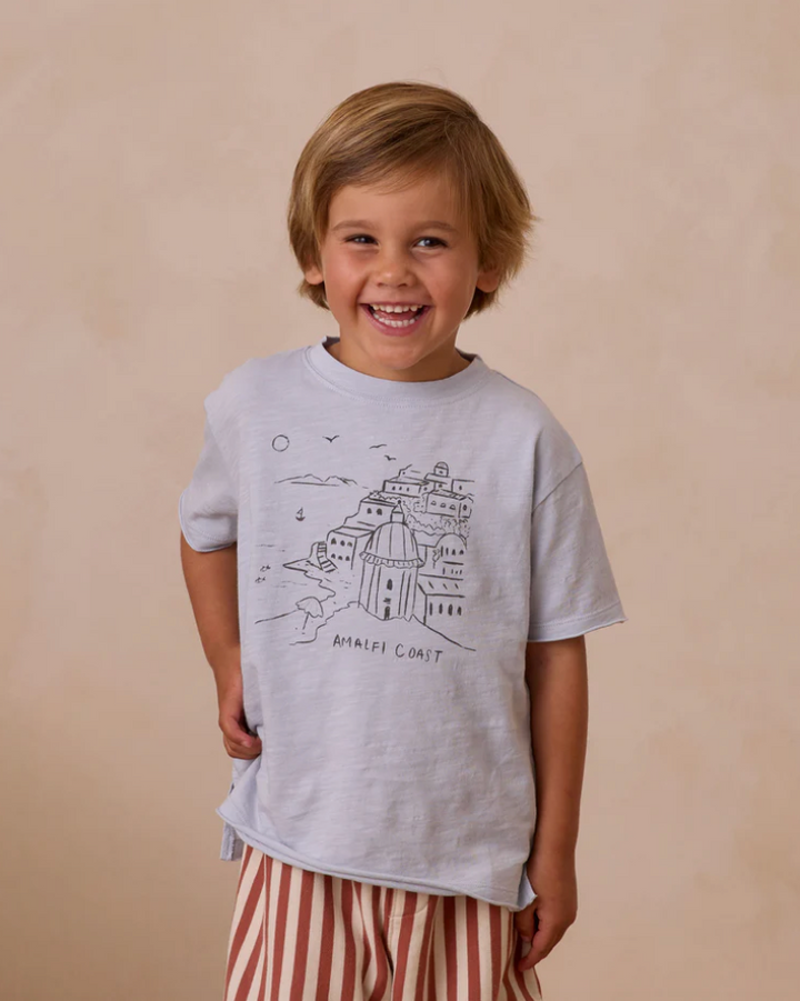 Rylee + Cru Amalfi Coast Raw Edge Tee Skipper & Scout 
