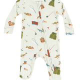 Angel Dear Fishing Things 2 Way Zipper Footie