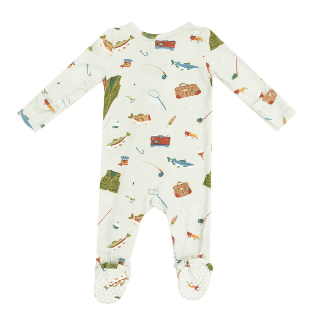 Angel Dear Fishing Things 2 Way Zipper Footie Skipper & Scout 