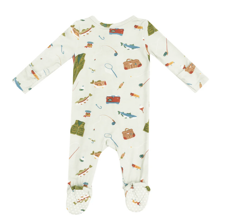 Angel Dear Fishing Things 2 Way Zipper Footie Skipper & Scout 