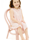 Angel Dear Mini Gingham Peter Pan Button Front Dress