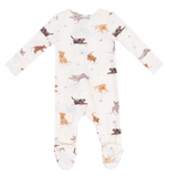 Angel Dear Watercolor Puppies 2 Way Zipper Footie