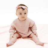 Angel Dear Bows and Ballet Puffy Oversized Sweatshirt