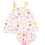 Angel Dear Colorful Bows Sundress SET