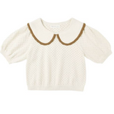 Rylee + Cru Pointelle Collared Top