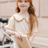 Rylee + Cru Pointelle Collared Top