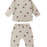 Rylee + Cru Footballs Tee/Pant SET