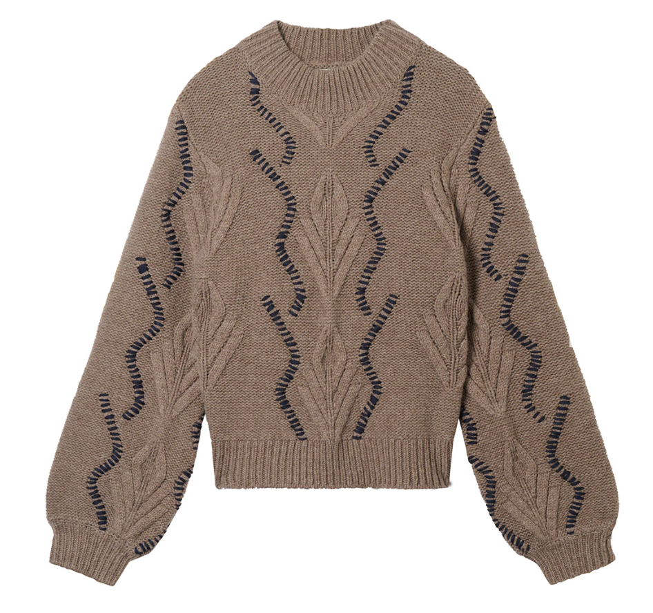 Jumper 1234 Overstitch Cable Turtle Skipper & Scout 