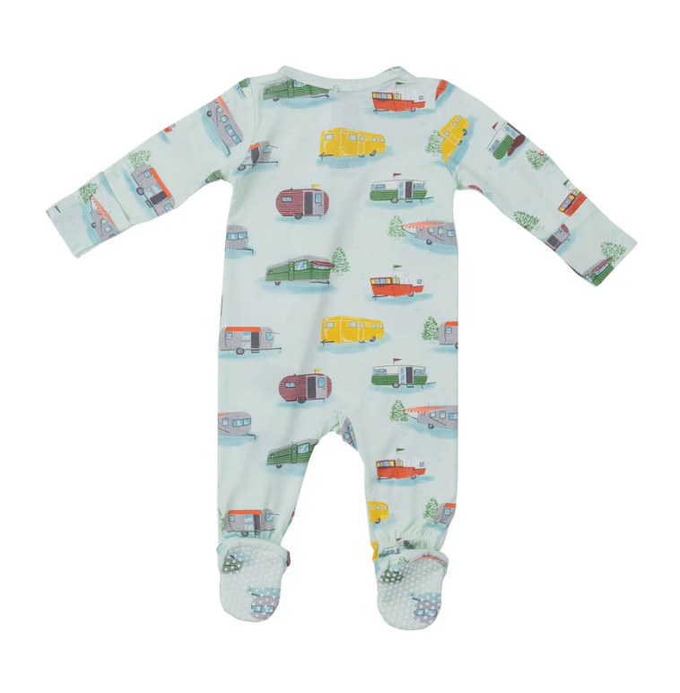 Angel Dear Vintage Campers 2 Way Zip Footie Skipper & Scout 