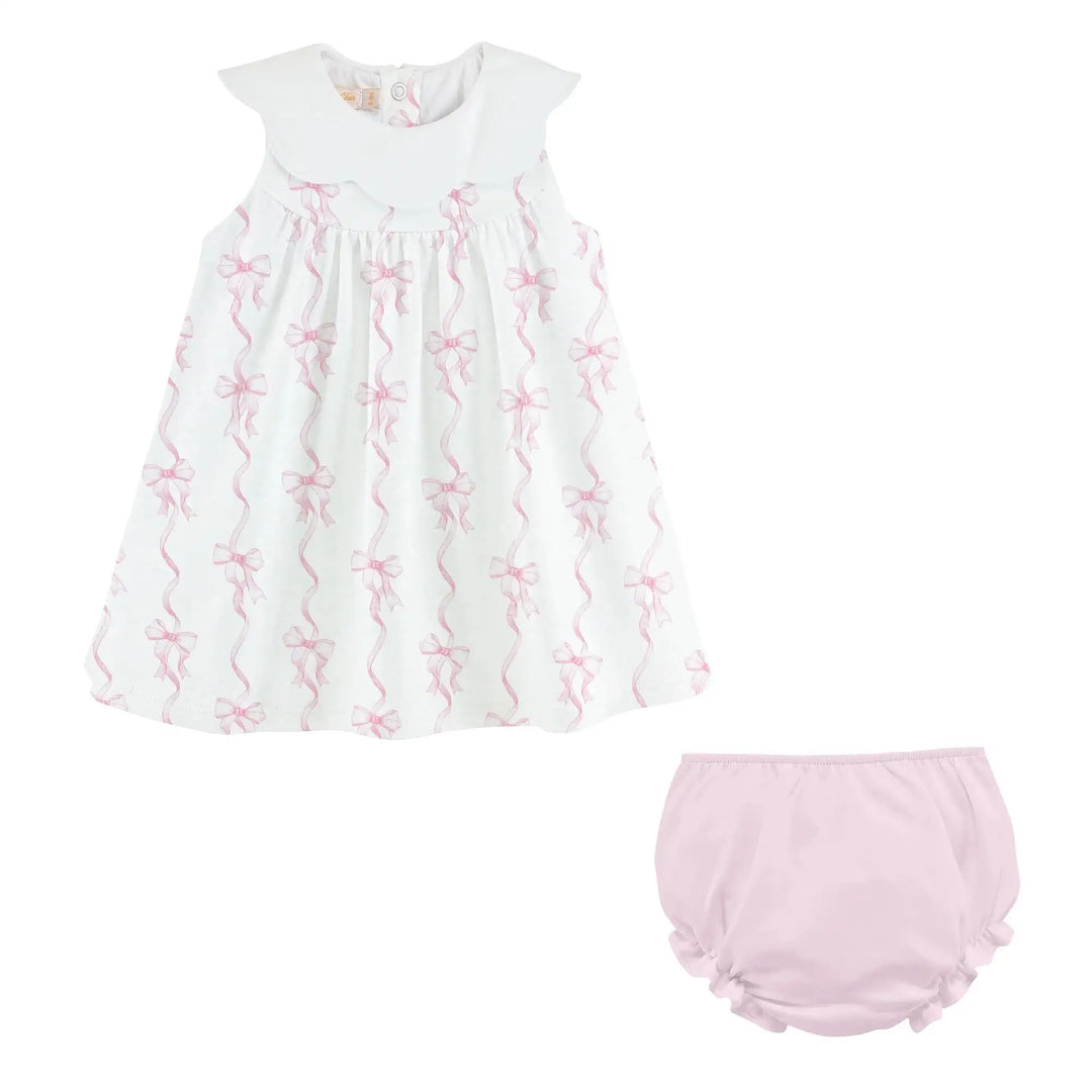 Baby Club Chic Coquette Bows Dress Printed Skipper & Scout 