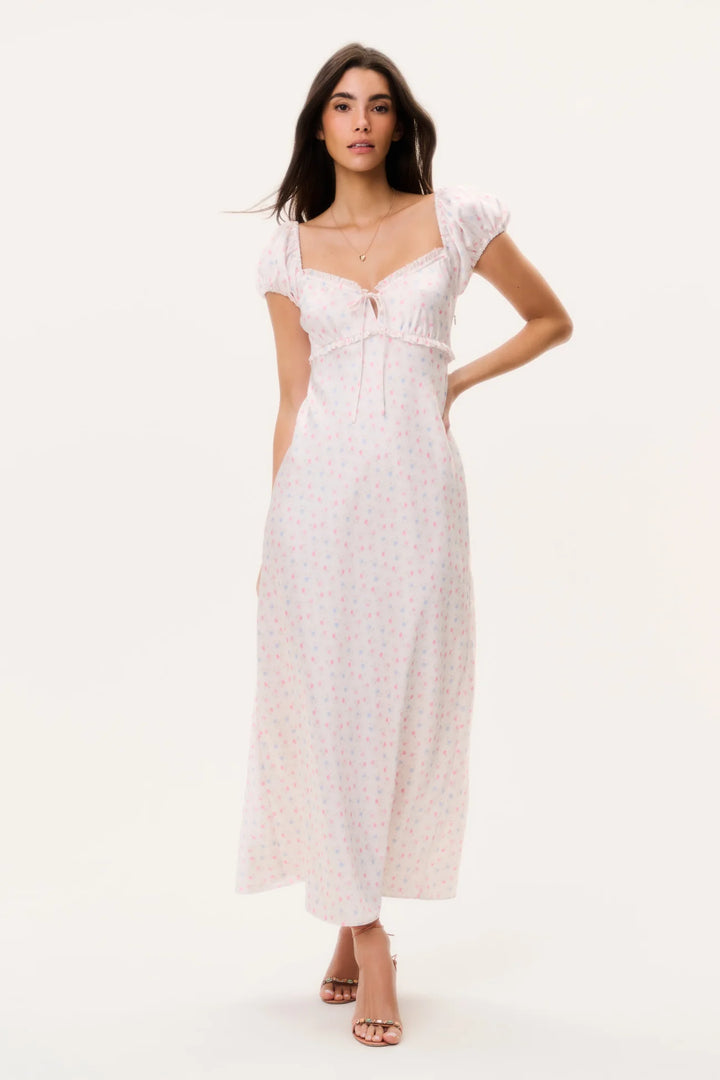 Love Shack Fancy Epone Puff Sleeve Maxi Dress