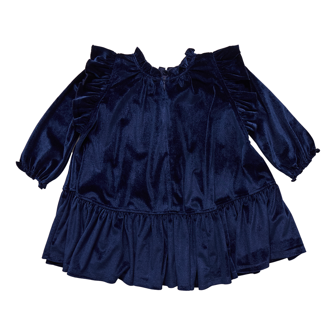 Pink Chicken Velour Harper Dress Skipper & Scout 