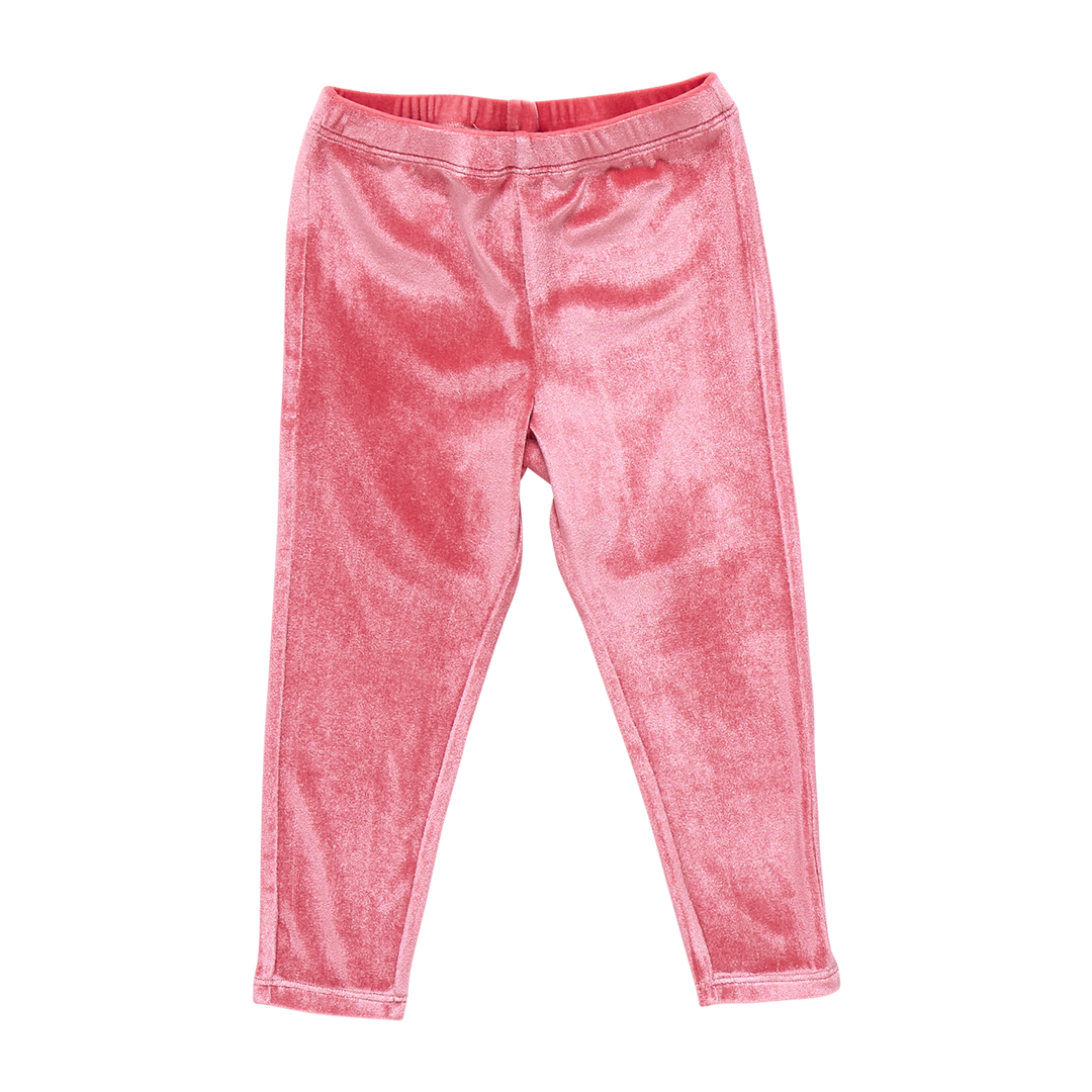 Pink Chicken Velour Legging Skipper & Scout 