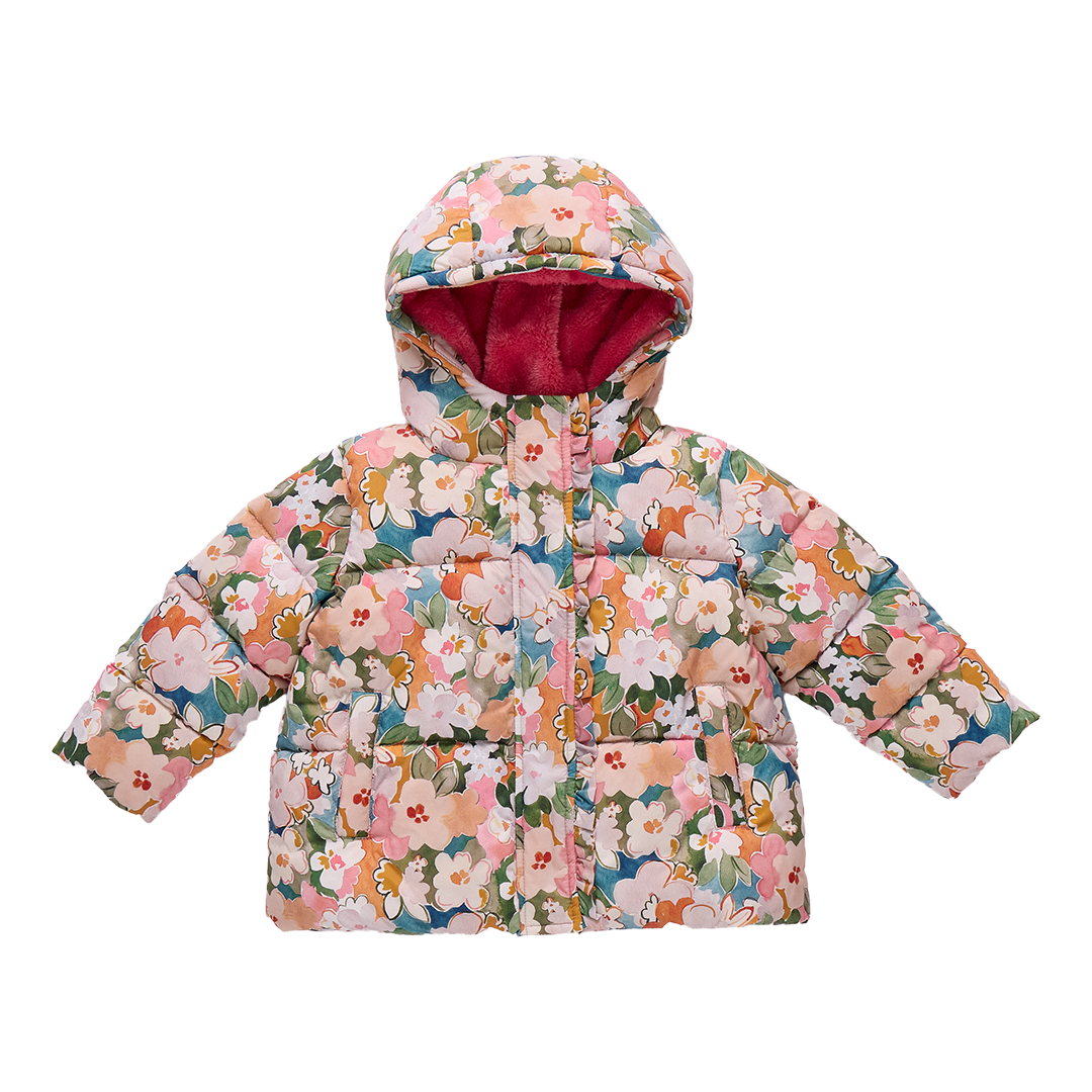 Pink Chicken Pete Puffer Jacket Skipper & Scout 