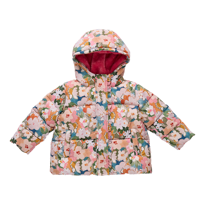 Pink Chicken Pete Puffer Jacket Skipper & Scout 