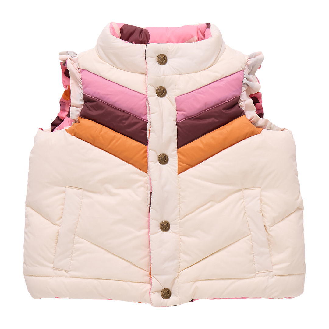 Pink Chicken Girls Reversible Ruffle Ellis Vest Skipper & Scout 