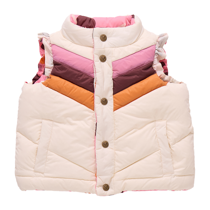 Pink Chicken Girls Reversible Ruffle Ellis Vest Skipper & Scout 