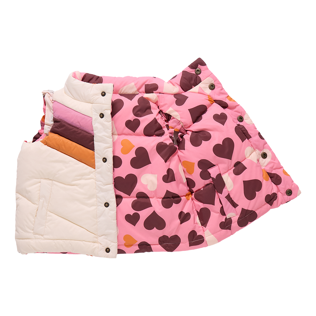 Pink Chicken Girls Reversible Ruffle Ellis Vest Skipper & Scout 