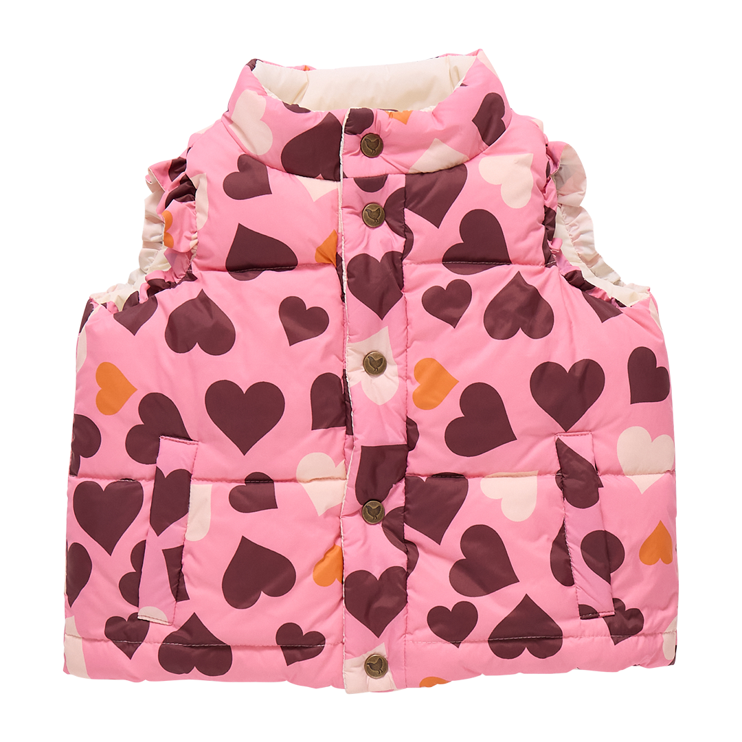 Pink Chicken Girls Reversible Ruffle Ellis Vest Skipper & Scout 