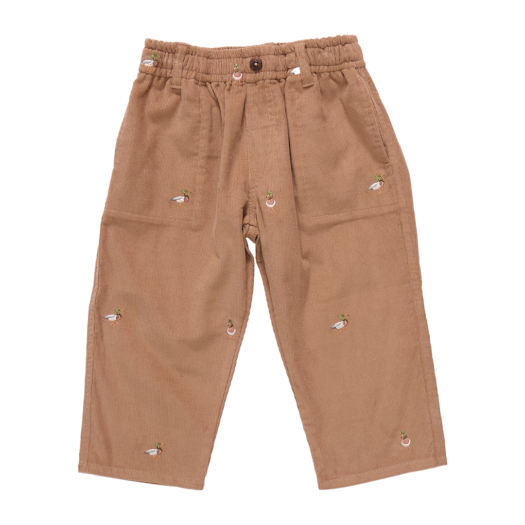 Pink Chicken Mallard Embroidery Jackson Pant Skipper & Scout 
