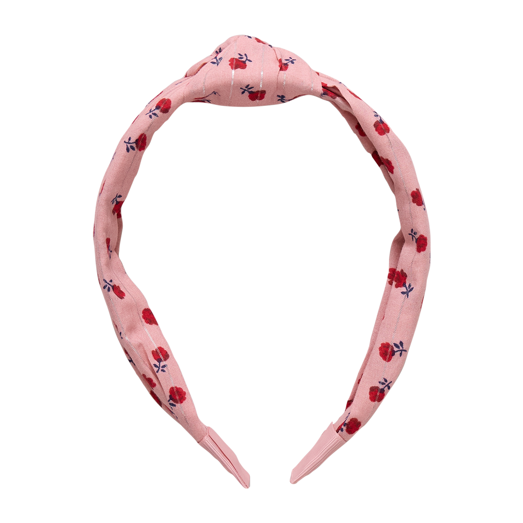 Pink Chicken Lame Holly Headband Skipper & Scout 