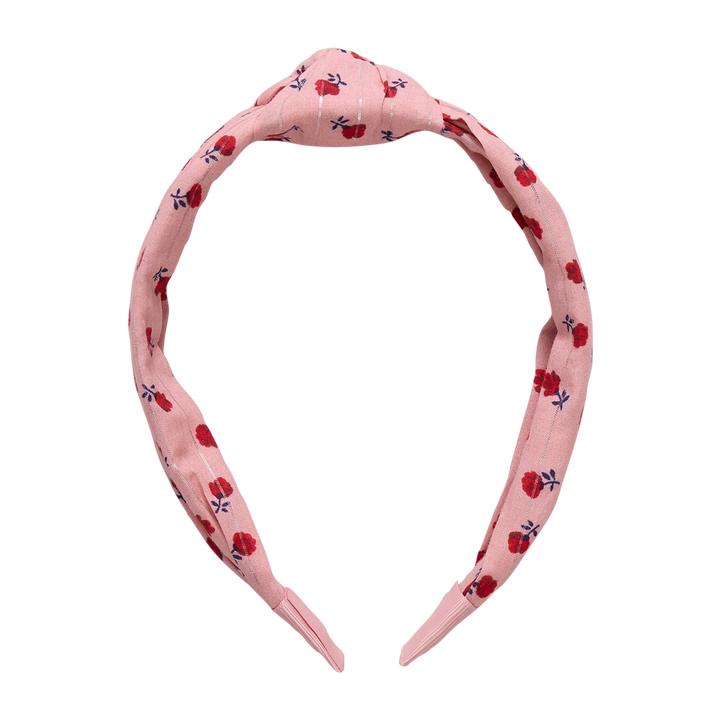 Pink Chicken Lame Holly Headband Skipper & Scout 