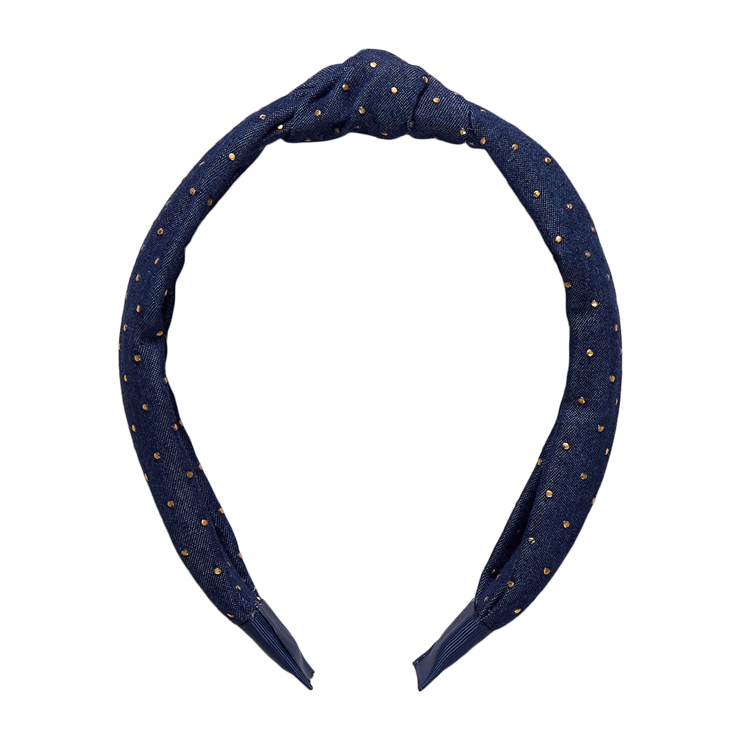 Pink Chicken Lame Holly Headband Skipper & Scout 