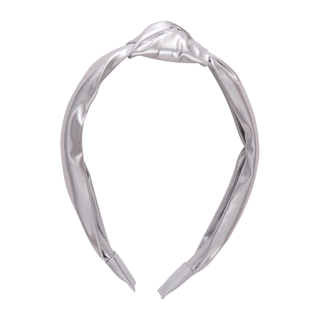 Pink Chicken Lame Holly Headband Skipper & Scout 