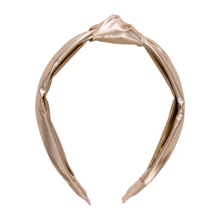 Pink Chicken Lame Holly Headband Skipper & Scout 