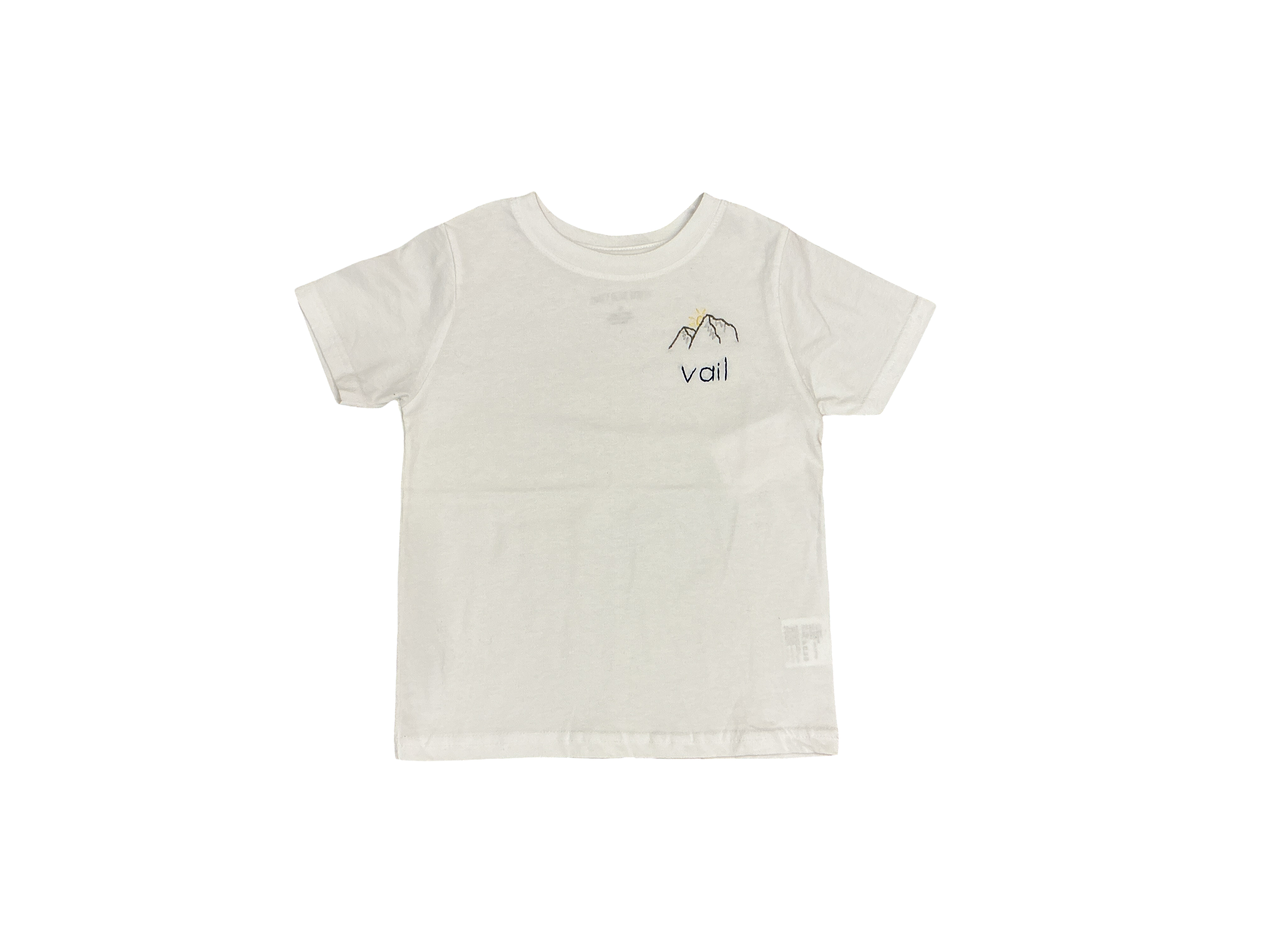 Sweet Olive Vail Mountains Embroidered Tee