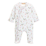 Baby Club Chic Welcome Baby Ruffle Footie