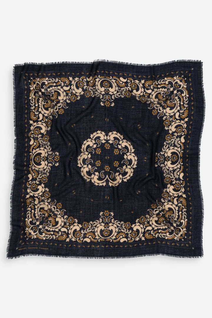 Maison Lecomte Flament Cashmere Scarf Bandana