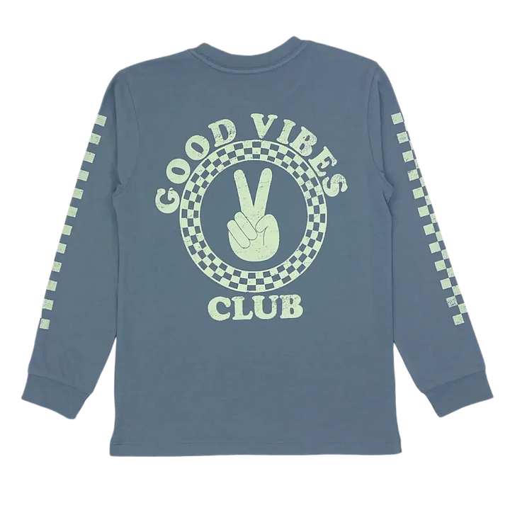 Tiny Whales Good Vibes Club LS Tee Skipper & Scout 