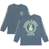 Tiny Whales Good Vibes Club LS Tee