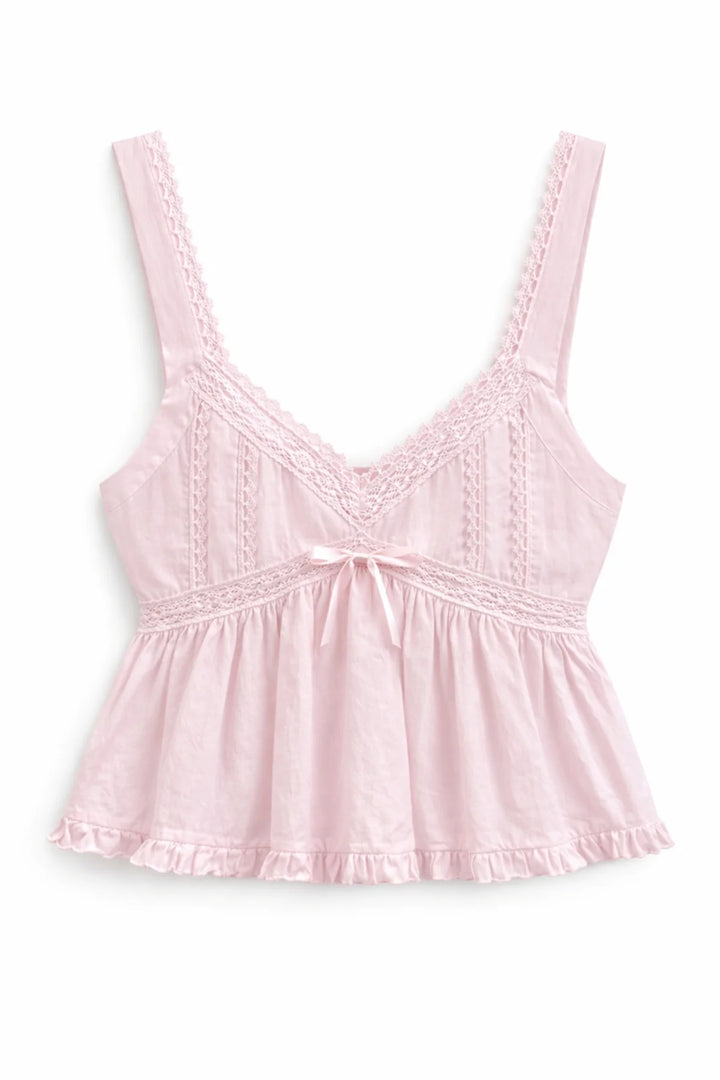 KatieJNYC Ilyana Tiered Babydoll Cami