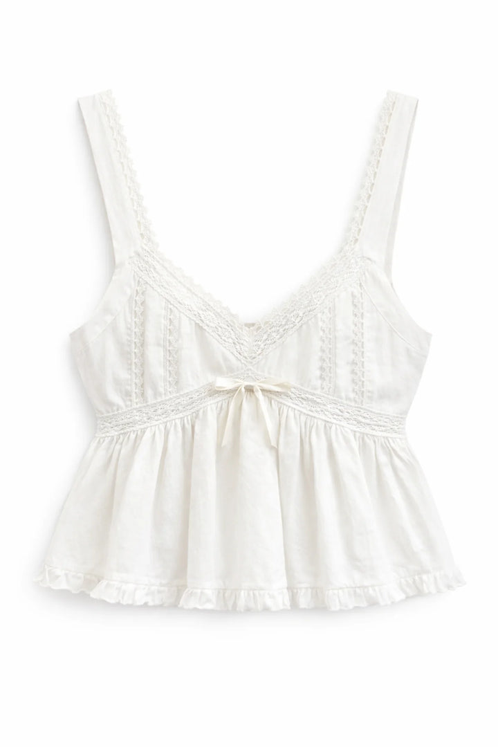 KatieJNYC Ilyana Tiered Babydoll Cami