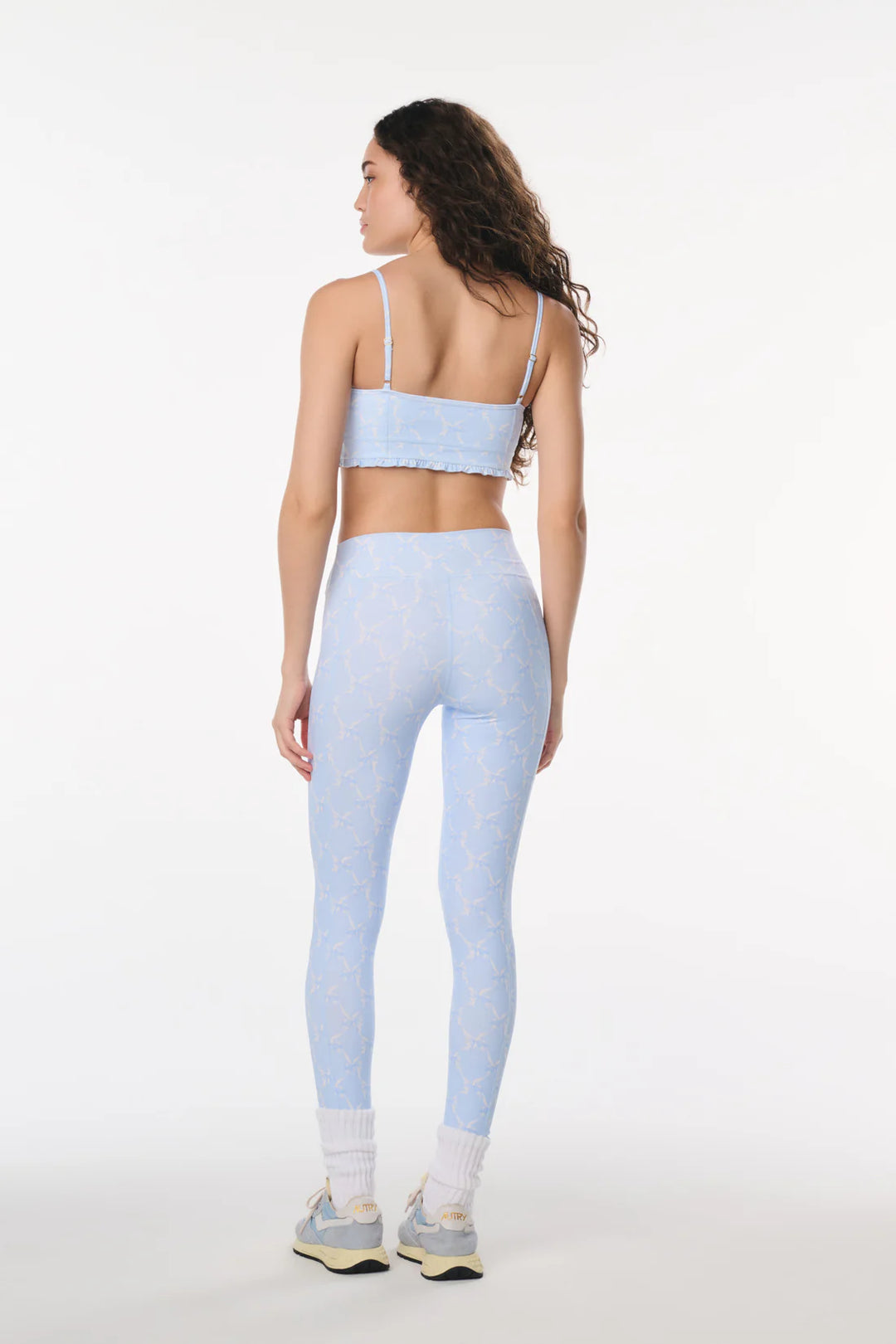 Love Shack Fancy Kimi Bow Print Leggings