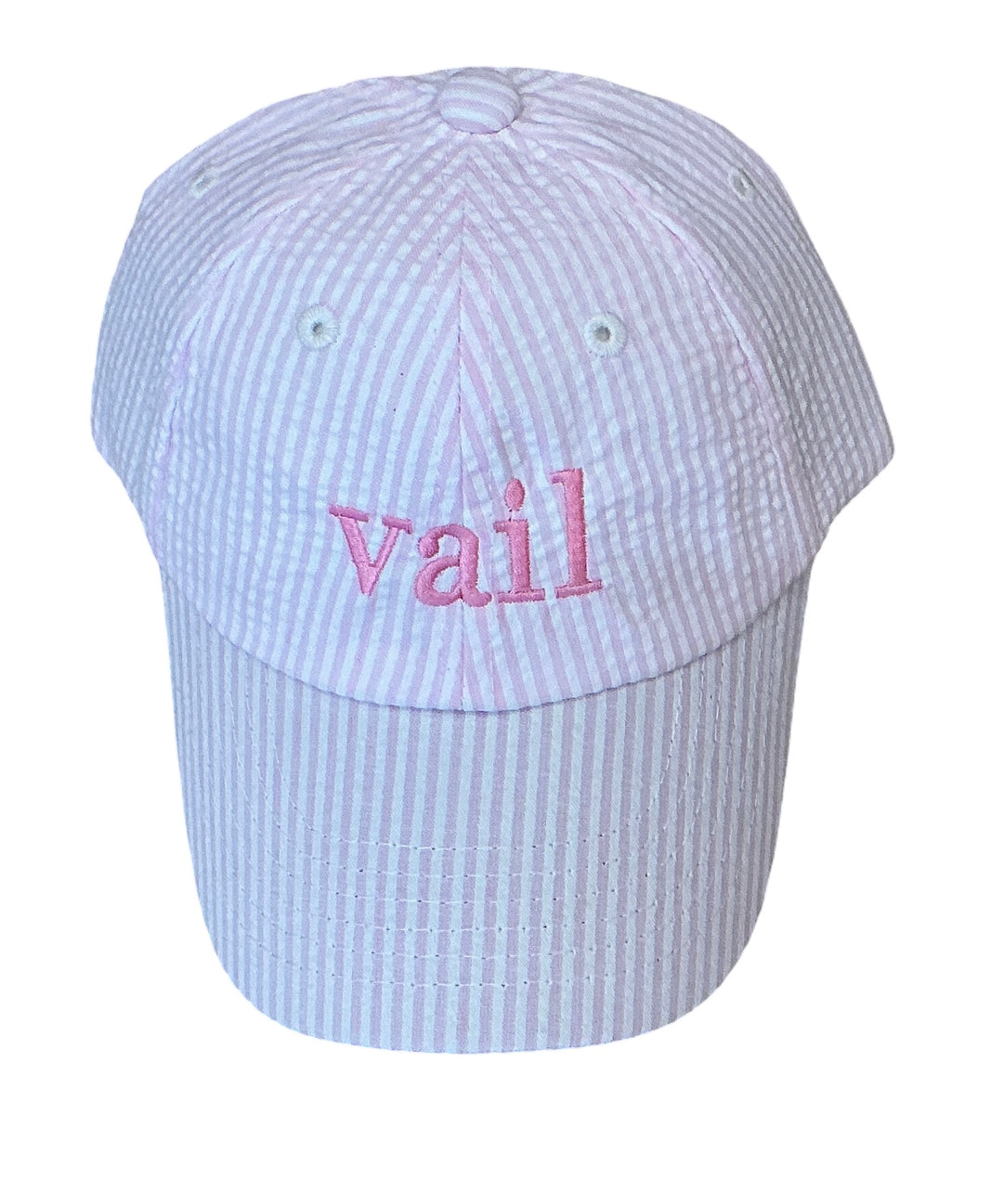 Bits "Vail" Bow Seersucker Baseball Hat