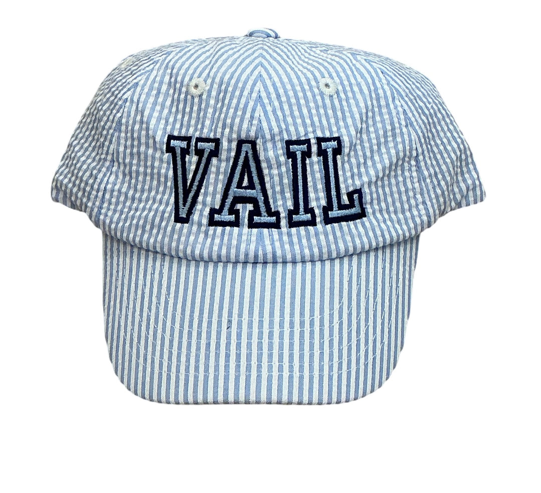 Bits "Vail" Seersucker Baseball Hat