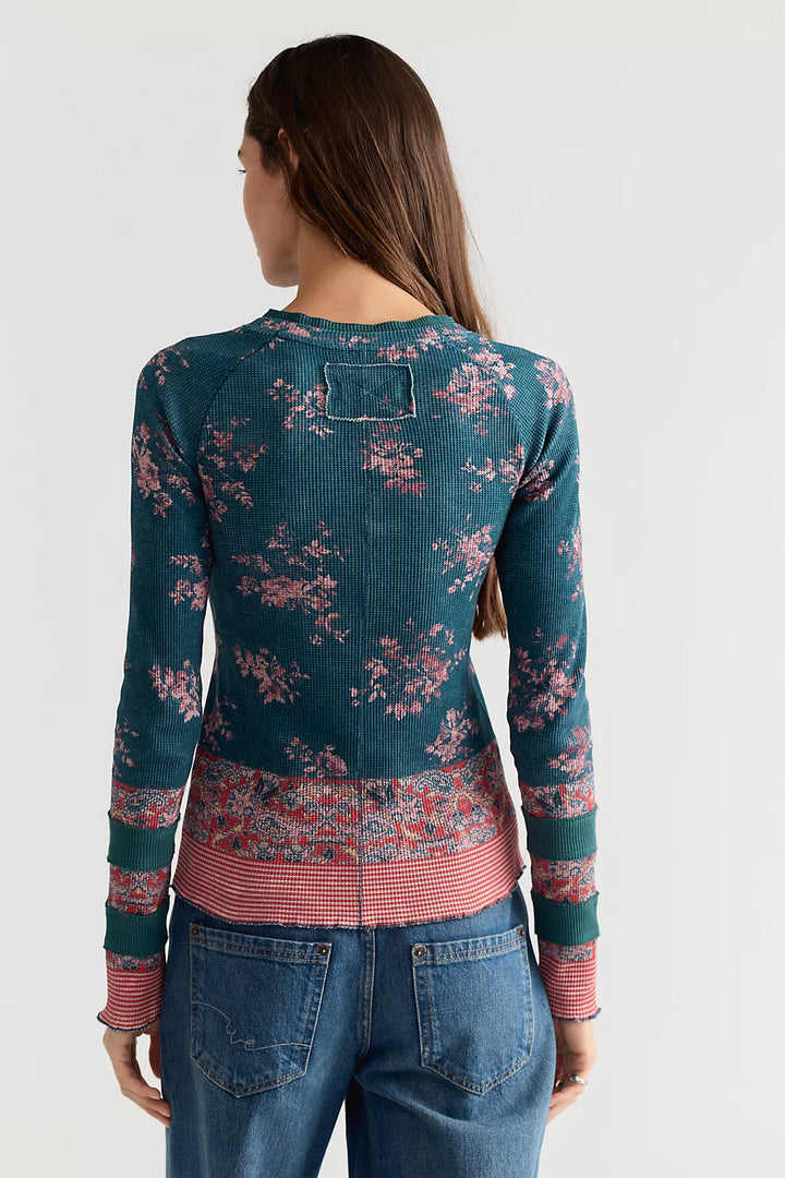 Free People Easy Does It Printed Tee