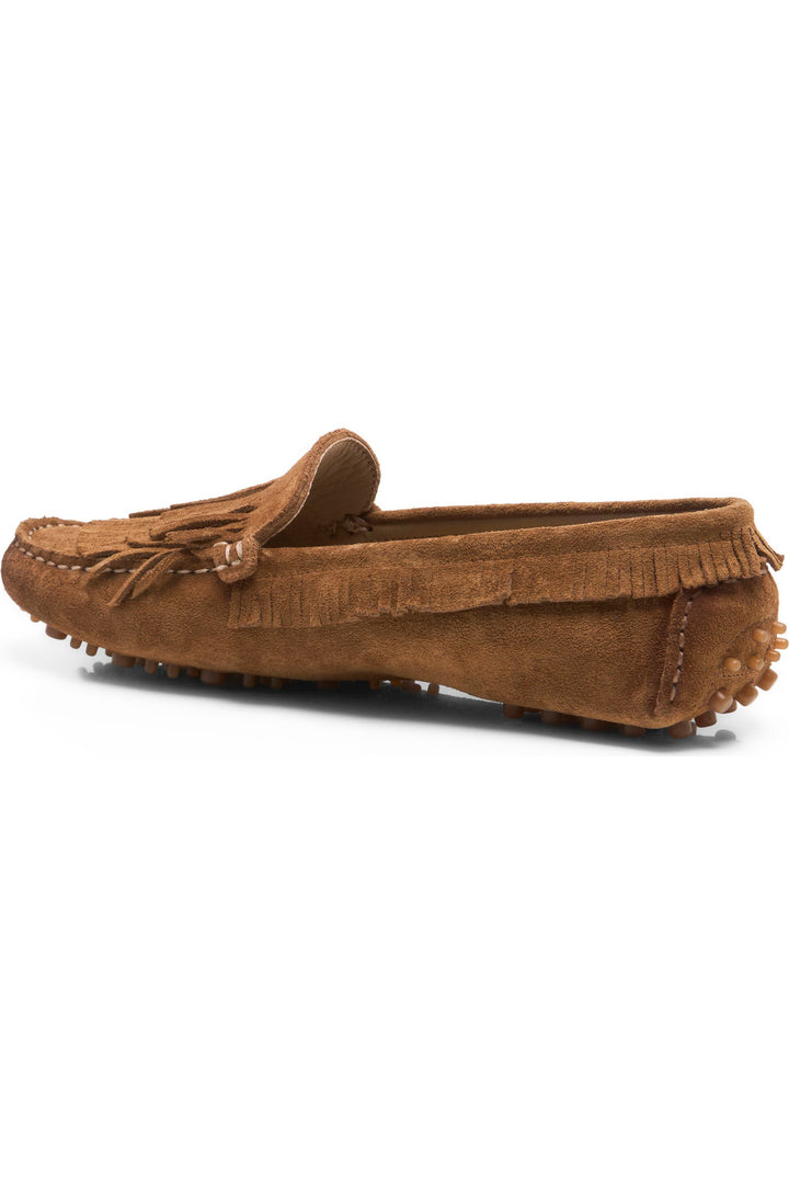 Free People Freddie Fringe Suede Driving Shoe