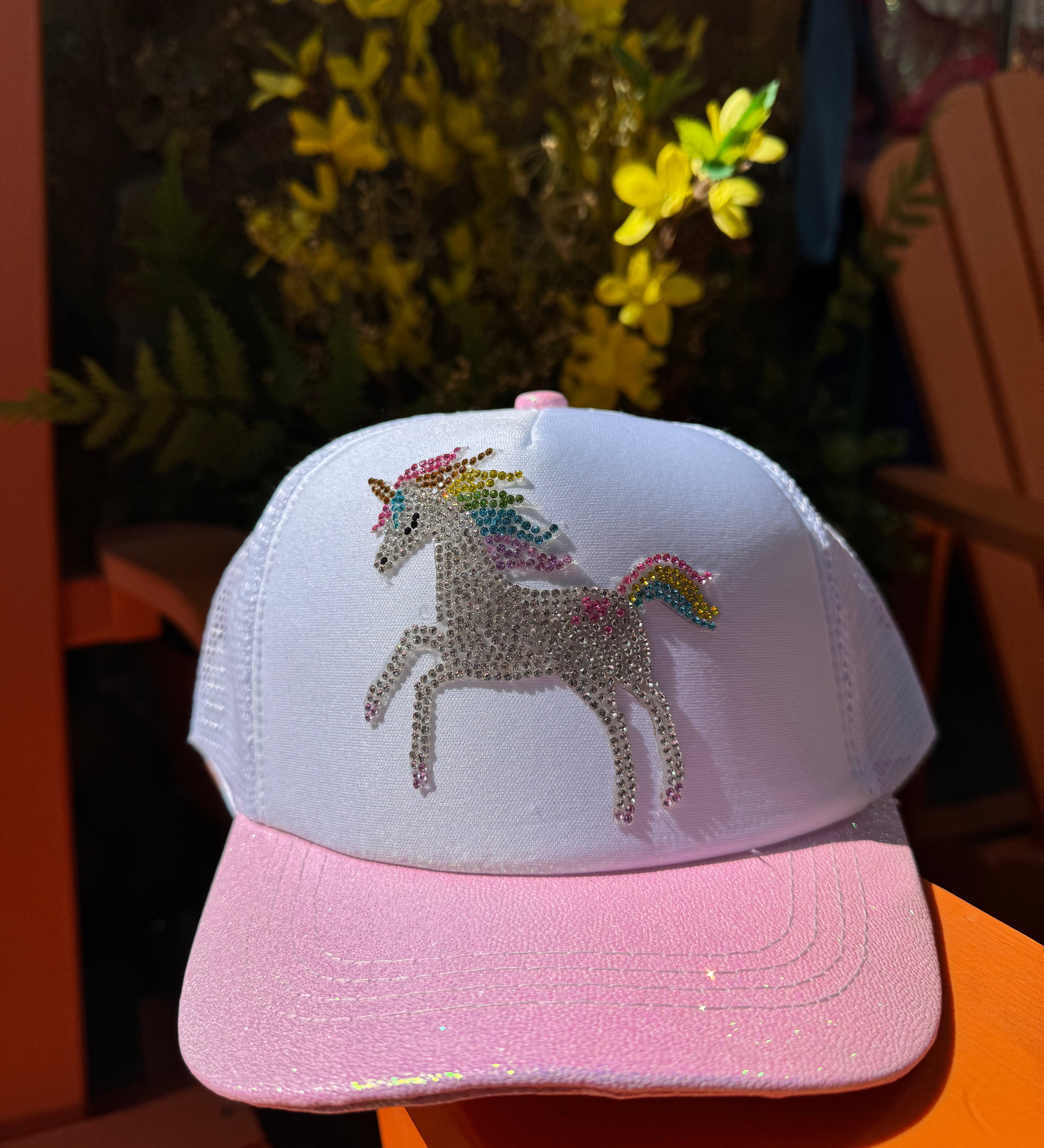 Bari girl's trucker hat -toddler