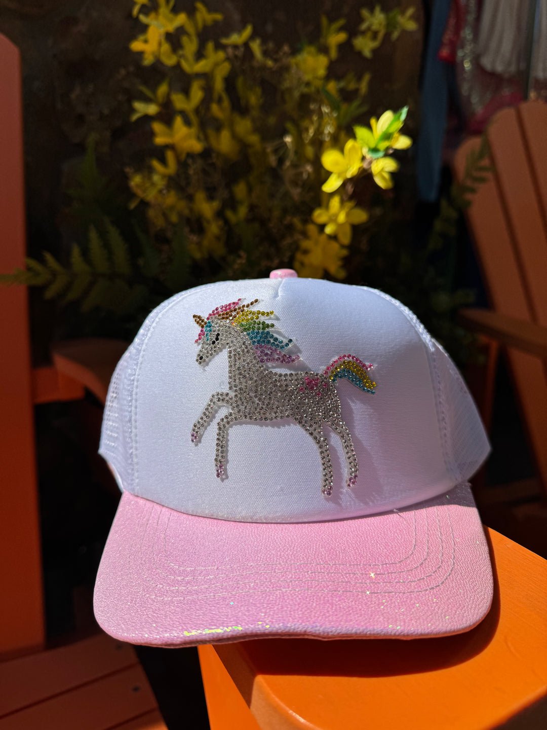 Bari girl's trucker hat -toddler