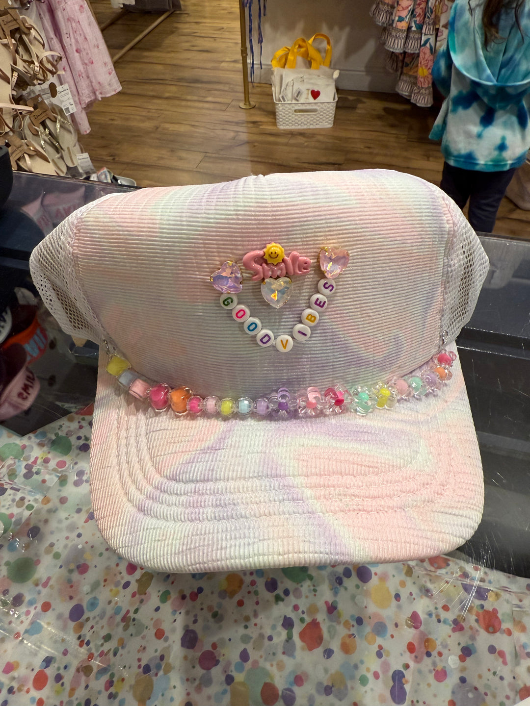 Bari girl's trucker hat -toddler