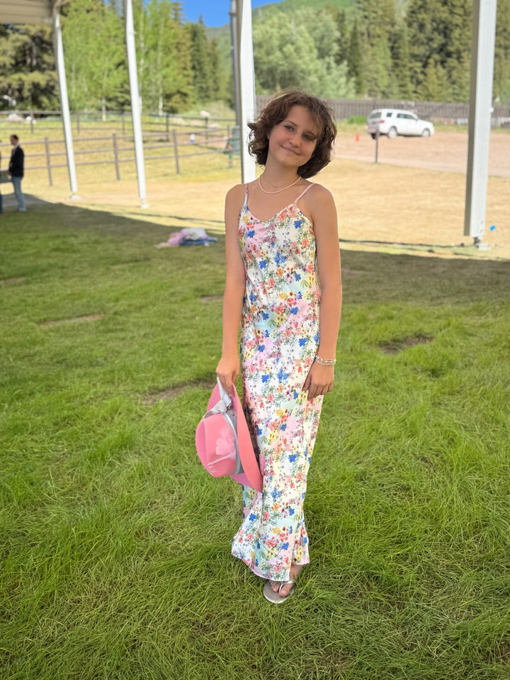 KatieJNYC Anastasia Patchwork Floral Dress