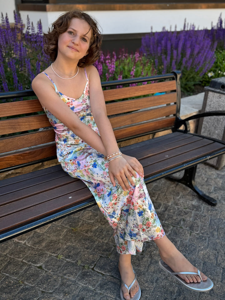 KatieJNYC Anastasia Patchwork Floral Dress
