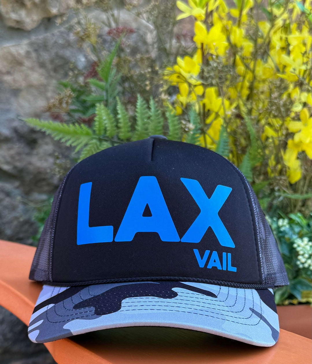 Ski Town All-Stars Adult Trucker LAX Skipper & Scout 