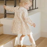 Quincy Mae French Garden Tiered Jersey Dress